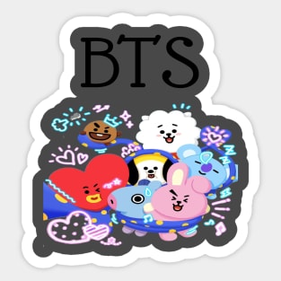 BT21 BTS Characters Sticker